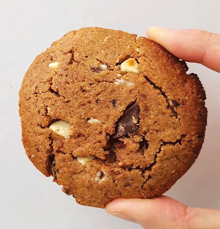 Cookies à la purée amande complète by Captaincookiesfr