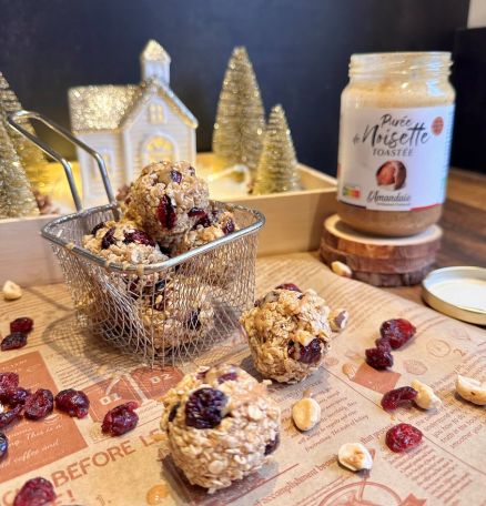 Energy balls à la purée de noisette toastée