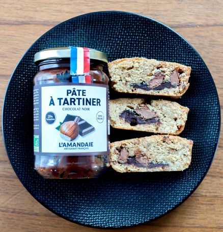 Gâteau cookie au chocolat noir