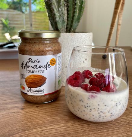 Overnight oat à la purée d'amande