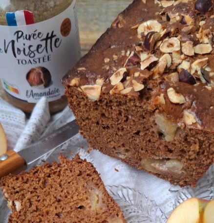 Cake pomme noisette cannelle