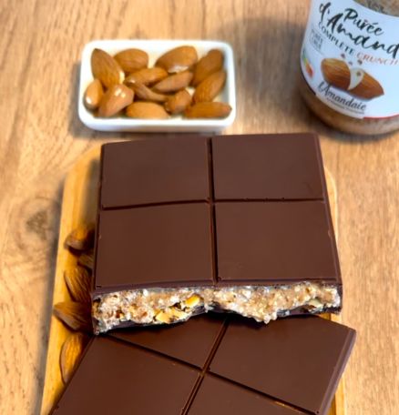 Tablette chocolat amande